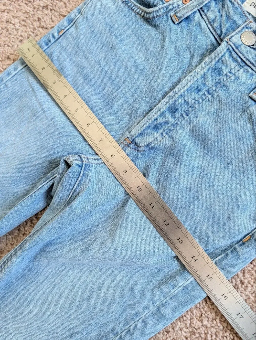 Aritzia Denim Forum Womens 7 yrs Bleu Taboo The Arlo Hi-Rise Cuff Jean Size 24